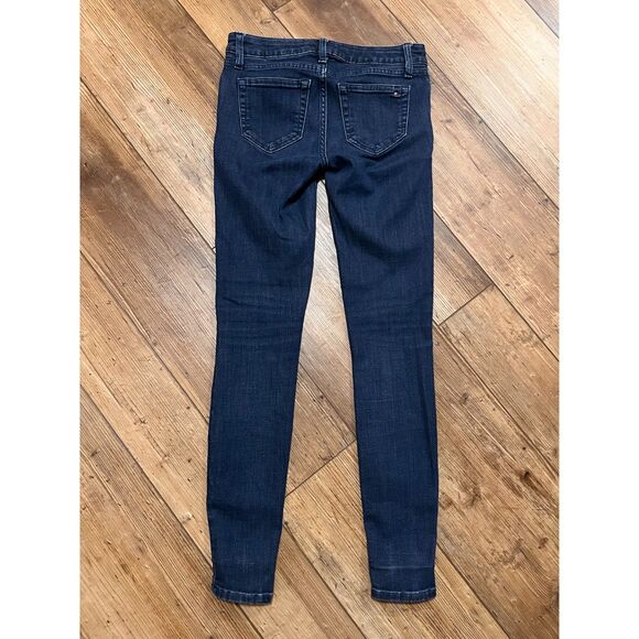 TOMMY HILFIGER Vintage Skinny Jeans Leggings Stretch Dark Wash Sz 0 - Picture 4 of 6